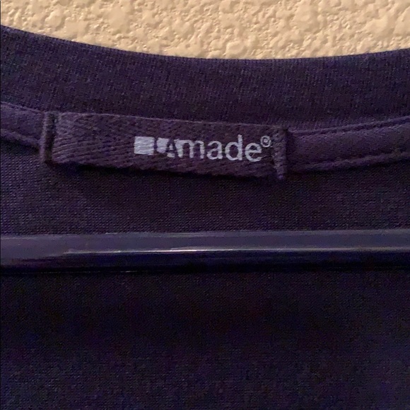 Mid length beautiful soft with wrap tie blue dress - Picture 3 of 5